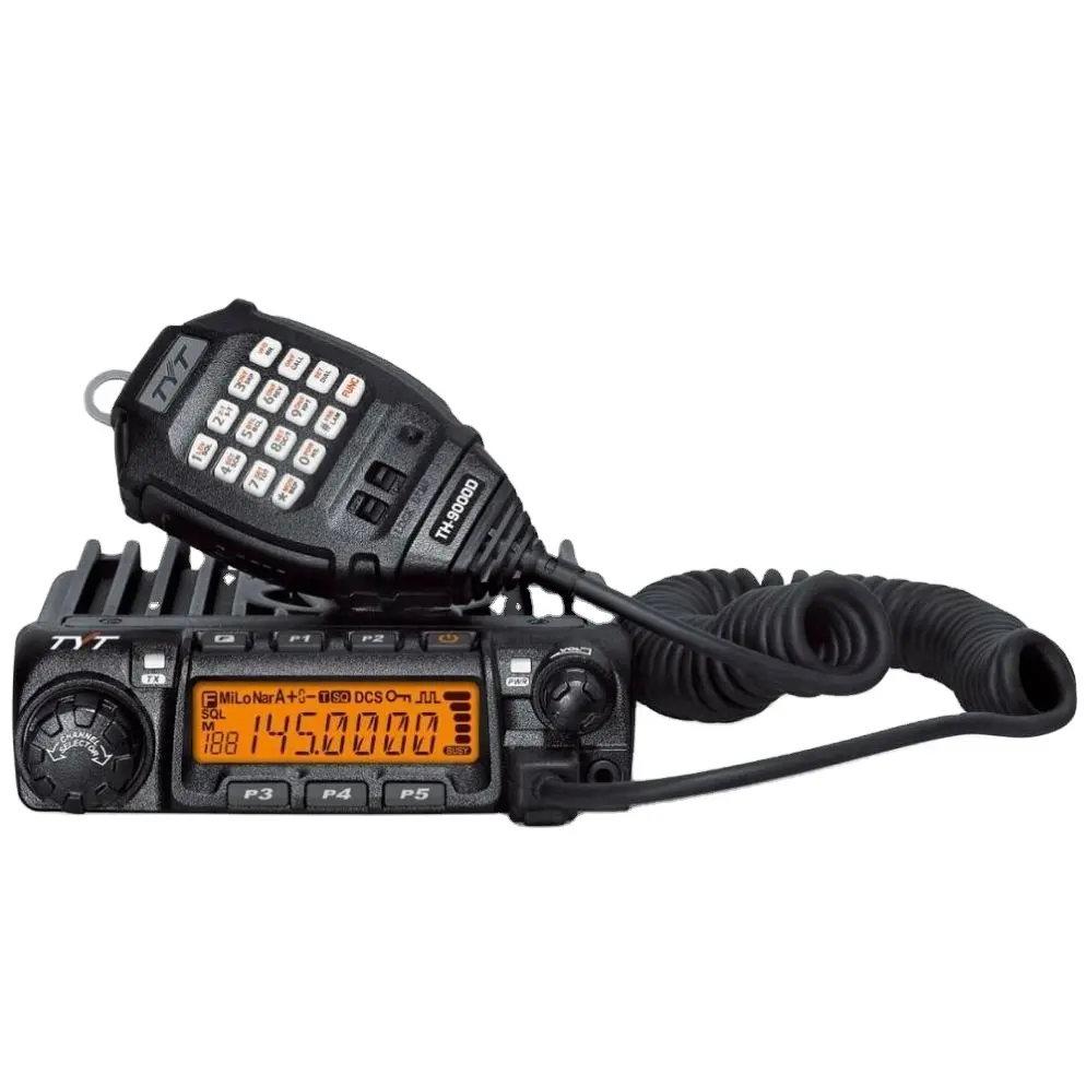 الأفضل مبيعا!! محطة راديو 2 صوت/5 أصوات VHF/UHF جهاز إرسال راديو FM مزدوج الاتجاهين TH-9000D محطة راديو محمولة لمسافات طويلة 100 كم