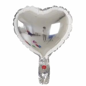<span class=keywords><strong>Ballon</strong></span> à hélice en aluminium de forme personnalisée, forme d'étoile de coeur rond de couleur unie de 10 pouces - Product Image 3