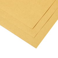 Papier autocollant adhésif activé par l'eau en acrylique kraft/offset de haute qualité, format A4, feuille entière, pour étiquettes et masquage