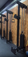 Vente en gros directe d'usine de machines à câbles croisés simples, équipement de musculation de qualité commerciale