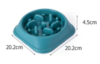 Bol d'eau pour nourriture pour chien Bol pour chien à alimentation lente Bol pour chien à alimentation lente Conception anti-étouffement