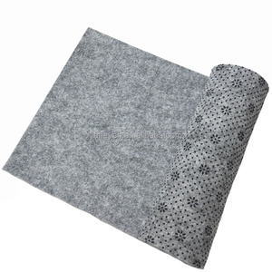 OEM Maßgefertigte Gepolsterte Getuftete Wendbare Dünne Türmatten Rutschfest Vliesstoff PVC-Punkte Beschichtetes Polyester Einfacher Stil PET - Product Image 5