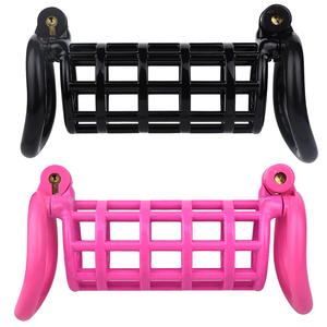 FRRK ゲットアロング貞操帯、ダブルヘッド貞操帯、ゲイ男性用貞操帯デバイス、4サイズリング<span class=keywords><strong>2</strong></span>セット、シッシーベルト付き - Product Image 1
