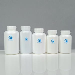 Conteneur personnalisé pour pharmacie avec couvercles anti-enfants, flacon en plastique à ouverture facile pour pilules, comprimés, huile de poisson, capsules, médicaments et bonbons - Product Image 2