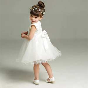 Vestido de Princesa para el Primer Cumpleaños de Niña, Traje de Bautizo para Bebé Niña - Product Image 2