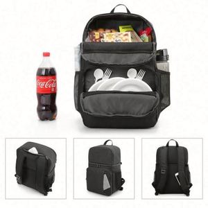 Top Quality Tourist Dual Insulated <b>Cooler</b> <b>Backpack</b> Lightweight Lunch <b>Backpack</b> With Bottom Compartment - Product Image 2