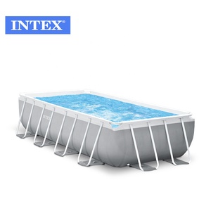 <span class=keywords><strong>INTEX</strong></span> 26790 <span class=keywords><strong>4M</strong></span> X 2M X 1.22M cadre familial piscine rectangulaire jardin extérieur - Product Image 2