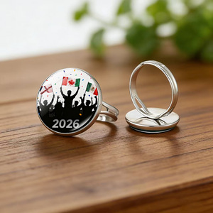 <span class=keywords><strong>2026</strong></span> 월드컵 미국 캐나다 멕시코 여성용 합금 반지 도매 - Product Image 1