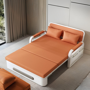 Ghế <span class=keywords><strong>sofa</strong></span> giường gấp đôi chức năng, mới, nhỏ gọn, dành cho người lớn, có thể kéo dài, phòng khách, giường đơn, ban công, đa năng - Product Image 2