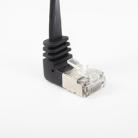 Cable Ethernet Cat5e de Alta Calidad, Blindado, Impermeable IP67, 8 Conductores Sólidos, Codificación A/B, CuZn, Recto, 90 Grados, Derecho