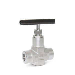 Válvula de cierre forjada de una pieza NF de alta presión para soldadura por encaje, válvula de hidrogenación para control de aceite, agua y gas - Product Image 1