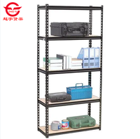 Étagère d'angle en acier légère pour stockage, supports métalliques pour rayonnages industriels