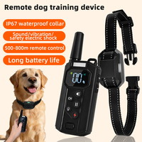 Doppel-Hundetrainingshalsband Anti-Bell-Funktion Schock Vibration Piepton 1 Fernbedienung Wiederaufladbar Einstellbare Stufen IP67 Wasserdicht für 2 Hunde
