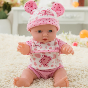Kids 30cm Lifelike Soft Vinyl <b>Doll</b> Fashion Simulation Baby <b>Doll</b> Girls Role <b>Play</b> Pretend <b>Play</b> House Toy - Product Image 1
