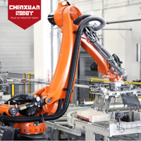 Robot Paletizador de Bolsas Totalmente Automático, Paletizador Robótico Industrial para Bolsas de Cemento, Alimentos y Granos