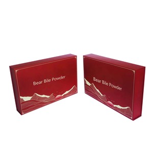Caja de Cartón Rígida de Lujo Personalizada con Cierre Magnético Rojo, Caja de Papel con Laminación Mate e Inserto de Espuma EVA para Hierbas Medicinales Raras - Product Image 4