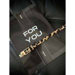 Cinturón con estampado de leopardo para mujer, con hebilla de bloqueo automático, cinturón informal de tela de poliéster para uso diario - Product Image 1