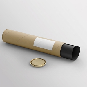 Conteneur d'emballage cylindrique décoratif en carton à motifs colorés pour les cadeaux de fête pour enfants, tube en papier pour affiche - Product Image 1