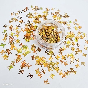 Wholesale 1 Piece Eco Friendly Durable PET <strong>Glitter</strong> Mixes Solvent Resistant 6MM <strong>Blue</strong> Purple for Nail Decoration - Product Image 4