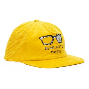 Casquettes en velours côtelé brodées, snapback personnalisé, 5 panneaux, chapeaux non structurés en corde - Product Image 5