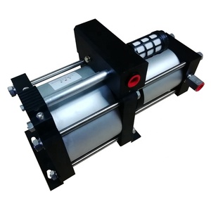Penguat Gas Hidrogen Tekanan Tinggi, Pompa Silinder Hidrolis Pneumatik Pendorong Otomatis 30 Tahun Rasio 100:1 Pabrik - Product Image 2