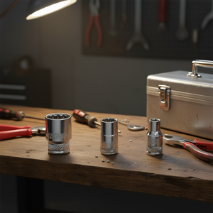 Fervi Polygonal <b>Socket</b> Wrench Normal Series 12mm 10mm <b>8mm</b> Chrome Vanadium Steel - Product Image 3