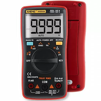 AN8008 Multimeter Digital 9999 Counts True RMS 9.999A Pengukuran Arus Tinggi dan Arus Rendah
