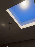 Moteur électrique Lumin, option manuelle pour bâtiments commerciaux et résidentiels, lumière artificielle, puits de lumière LED personnalisable