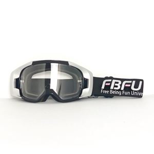 FBFU FB-HL Lunettes de motocross à dégagement rapide, anti-vent, avec verres laminés en nylon/cachemire, système Roll-Off, personnalisables pour moto tout-terrain, enduro et route - Product Image 5