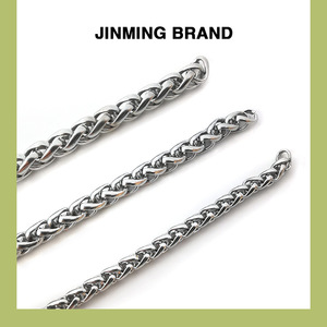 Chaîne lanterne en acier inoxydable 2,5x1,0 mm à 8,0x2,0 mm pour bijoux DIY, colliers, accessoires de sac, chaîne de mode unisexe - Product Image 3