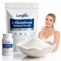 Poudre de L-Glutathion GSH à 99 % de pureté, qualité alimentaire et cosmétique, matière première antioxydante, fournisseur d'usine, CAS 70-18-8, extrait végétal