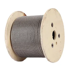 AISI SUS 304 stainless steel cable 7x7 3mm stainless steel wire rope