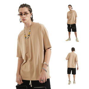 เสื้อยืดคอตตอนแท้ 100% หนัก 230 กรัม แบบเรียบ สีพื้น ไม่มีลาย พิมพ์ลายโลโก้ดิจิทัลได้ เป็นมิตรกับสิ่งแวดล้อม ระบายอากาศได้ดี เหมาะสำหรับสตรีทแวร์ ขายส่ง - Product Image 2