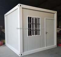 Maison préfabriquée 10 pieds Mini bureau mobile pliable extensible de luxe Magasin modulaire Maison en conteneur