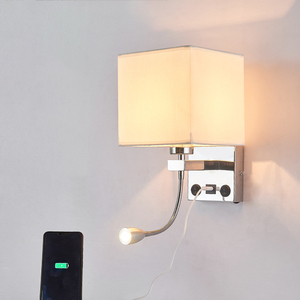 <span class=keywords><strong>2025</strong></span> New Arrival LED Tường đèn linh hoạt hiện đại trong nhà Reading Light với USB Charge Port đối với khách sạn thiết kế Nội Thất Tường sconces - Product Image 4