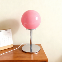 Lampe de table LED DC moderne et simple au design créatif pour chambre, bureau, studio - Ornement et lumière d'ambiance en forme de sucette