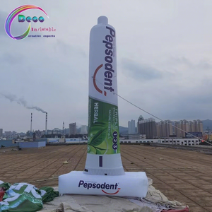 Tube de dentifrice géant gonflable sur le thème de la promotion des supermarchés pour l'affichage lors d'événements en centre commercial - Product Image 1