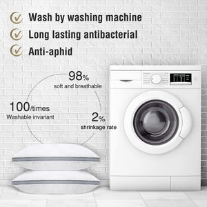 Taie <span class=keywords><strong>d</strong></span>'<span class=keywords><strong>oreiller</strong></span> en duvet <span class=keywords><strong>d</strong></span>'<span class=keywords><strong>oie</strong></span> naturel, taie <span class=keywords><strong>d</strong></span>'<span class=keywords><strong>oreiller</strong></span> blanche, en tissu de coton égyptien 100% - Product Image 5