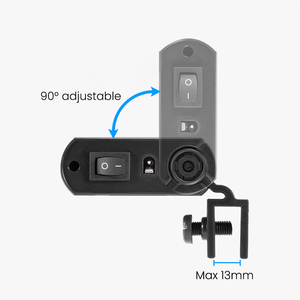 <strong>BOYU</strong> Series Automatic Temperature Control Adjustable Reversible Network Saltwater Cooling <strong>Aquarium</strong> Fan for Marine Reef Fish Tank - Product Image 3