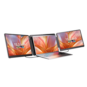 Monitor Portátil de Doble Pantalla de 15.3 Pulgadas, Pantalla IPS 1200P, Fácil de Transportar, Compatible con Múltiples Dispositivos, Extensor de Pantalla - Product Image 1
