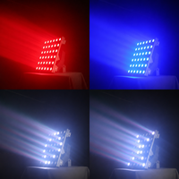 Matrice de lumière LED RVB 36x3W pleine couleur pour éclairage de scène avec 5 °   Contrôle DMX512 RDM pour les événements de DJ et de clubs