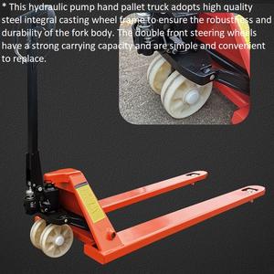 Transpaleta Manual de Horquilla Larga de Diseño de Fábrica, Certificación CE, 2000 kg, 2500 kg - Product Image 3