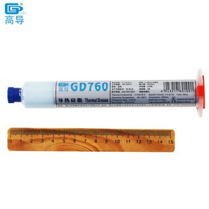 Azul GD760 Peso neto 100 Gramos Dispensación <span class=keywords><strong>Jeringa</strong></span> dura Embalaje Pasta de grasa conductora térmica Compuestos de disipador de calor - Product Image 6