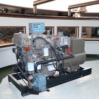 Groupe électrogène marin certifié CCS IACS BV RS Yuchai 75 kW 100 CV 100 kW 100 kVA 200 kVA avec démarrage automatique 50/60 Hz pour bateau
