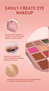 Paleta de sombras de ojos de Metal de lujo, caja de pigmentos de marca privada, <span class=keywords><strong>Maquillaje</strong></span> vegano - Product Image 6