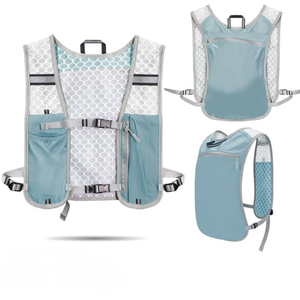 <b>Running</b> Phone Pouch Outdoor Hiking Vest Bag Cycling Chest Bag Lightweight Sports Storage <b>Backpack</b> <b>Water</b> Bottle Bag Oxford - Product Image 2