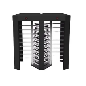 Mechanical Safty Double Full Height Turnstile Barriers Gate Automatic Security Access Control Rotate Pedestrian Turnstile
