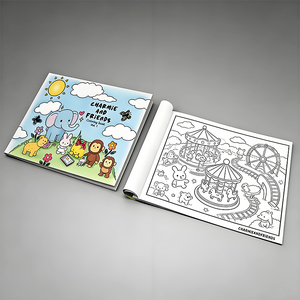 Impresión de Fábrica de Libros para Colorear para Niños, Libro para Colorear Personalizado con Páginas Perforadas, Impresión de Libros - Product Image 1