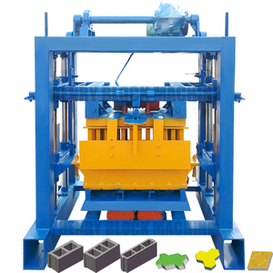 Machine à fabriquer des blocs de pavés en pierre manuelle à zig-zag Qt40-2, petite taille et prix abordable, faible investissement, pour les pays d'Asie centrale - Product Image 1