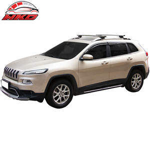 Pare-soleil en polycarbonate pour Jeep Cherokee 14-23 KL avec garniture chromée, lot de 4 pièces - Product Image 2